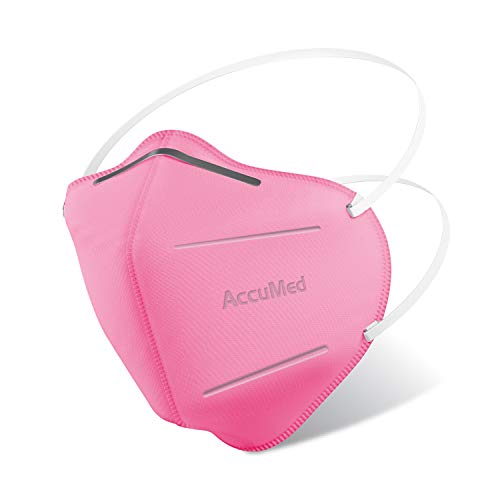 AccuMed Face Mask (Headband), Pink (10 Count)