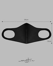 Load image into Gallery viewer, Second Skin in Grayscale Face Mask by VIRTUE CODE Fabric Face Masks 3 Pieces Black Grey White
