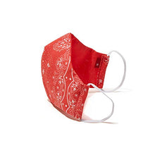Load image into Gallery viewer, Levi&#39;s Re-Usable Reversible Bandana Face Mask (Pack of 3), Dress Blues/Caviar/Poppy Red, Large: 6.5&quot;L x 9&quot;W
