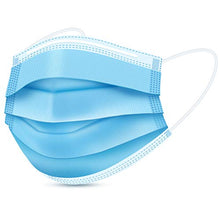Load image into Gallery viewer, Disposable Face Mask, Face Masks of 50 Pack Disposable Mask (Blue)
