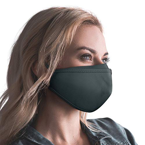 Stark's Premium Washable Face Mask - Fits Men and Women - Anti Fog - Graphite