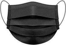 Load image into Gallery viewer, [100 PCS] DR.&#39;S CLEAN Kids Black Face Mask - Breathable, Premium Designed Kids Mask with Longer Earloops &amp; Adjustable Metal Nose Strip, Disposable Face Mask for Indoor and Outdoor Use
