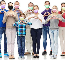 Load image into Gallery viewer, 50 PCS Multicolor Disposable Face Masks 3 Layers Design(Multicolor)
