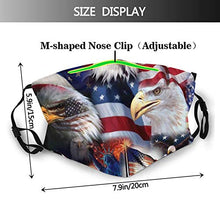 Load image into Gallery viewer, Patriotic American Flag -Face Mask Washable American Flag Patriotic Usa Balaclava Comfortable Reusable Mask With Pocket &amp; 2 Filters
