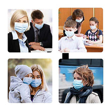 Load image into Gallery viewer, Face Masks, LUXSENZ Breathable 3-Ply Face Mask, Design with Elastic Ear Loop, 50 Counts
