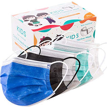 Load image into Gallery viewer, 50 PCS Kids Disposable Face Mask - Dust Masks Childrens Safety Masks for Girls Boys
