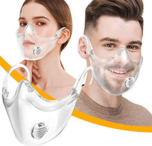 Load image into Gallery viewer, Clarity Face_Shield for Adult, Clarity Face_Masks Reusable Clear Face_Mask Transparent, All Clear Face Comfortable Breathable for Men Women

