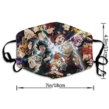 Load image into Gallery viewer, YOYICU My Hero Academia Heroes Rising Face C_over Adjustable Cloth Madk Reusable Mouth Protection For Anime Cosplay Decoration Boys Girls
