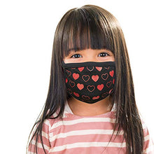 Load image into Gallery viewer, Kids Face Mask Reusable Washable Comfortable - MADE IN USA - Polyester, Spandex, Cotton Stretchy Material Fits Age 2-9 - Complete 5 Pack
