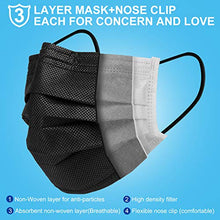 Load image into Gallery viewer, Disposable Face Masks,Face Masks of 50 Pack Disposable Mask-Black
