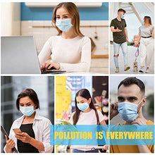 Load image into Gallery viewer, 50 PCS Disposable Face Mask - Adult Unisex Dust Mask Women and Men Safety Facial Mouth Covers B4
